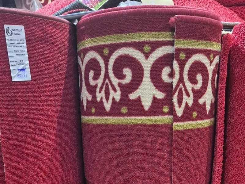 Ankara Protokol Halısı — Klasik Bordürlü Desen